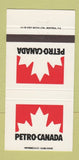 Matchbook Cover - Petro Canada oil gas 30 Strike