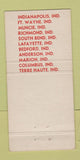 Matchbook Cover - Commercial Motor Trucking Springfield Hamilton OH 30 Strike
