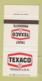 Matchbook Cover - Texaco oil gas 30 Strike