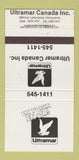 Matchbook Cover - Ultramar Canada oil gas Chicoutimi QC 30 Strike
