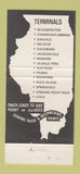 Matchbook Cover - Service Transport Lines Trucking IL 30 Strike