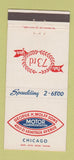 Matchbook Cover - George Wolff Sons Trucking Chicago IL 73rd Year 30 Strike