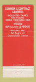 Matchbook Cover - George Wolff Sons Trucking Chicago IL 73rd Year 30 Strike