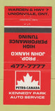 Matchbook Cover - Petro Canada oil gas Unionville ON John Hanko 30 Strike