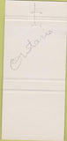 Matchbook Cover - Loui's Steak House Tavern Ottawa ON 30 Strike