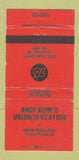 Matchbook Cover - Union 76 oil gas Andy Keim's Drayton Plains MI WEAR 30 Strike