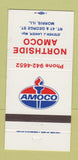 Matchbook Cover - Amoco oil gas Northside Morris IL 30 Strike