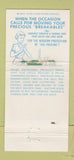 Matchbook Cover - United Van Lines Trucking WEAR 30 Strike