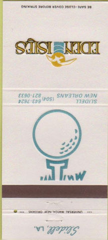 Matchbook Cover - Eden Isles Slidell LA 30 Strike