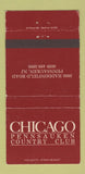 Matchbook Cover - Chicago Pennsauken Country Club NJ WEAR 30 Strike