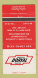 Matchbook Cover - Dorval Tractors QC 30 Strike