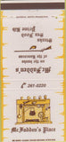 Matchbook Cover - McFadden's Place Hainesport NJ 30 Strike