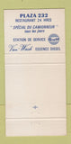 Matchbook Cover - Chabot Auto oil gas Transport Montmagny QC WEAR 30 Strike