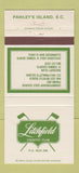Matchbook Cover - Litchfield Country Club golf Pawley's Island SC 30 Strike