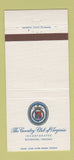 Matchbook Cover - Country Club of Virginia Richmond VA 30 Strike