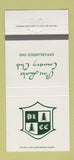 Matchbook Cover - Pine Lake Country Club 30 Strike