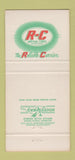 Matchbook Cover - RC Motor Lines Reliable Carrier Trucking WEAR 30 Strike