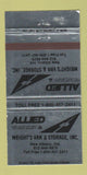 Matchbook Cover - Allied Trucking Wright's Van Lines New Albany IN 30 Strike
