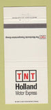 Matchbook Cover - TNT Holland Motor Express Trucking Holland MI 30 Strike