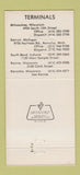 Matchbook Cover Express Freight Lines Trucking Milwaukee WI Detroit MI 30 Strike