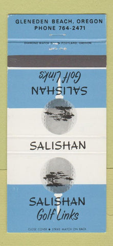 Matchbook Cover - Salishan Golf Links Gleneden Beach OR 30 Strike
