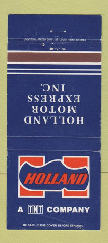 Matchbook Cover - Holland Motor Express Trucking MI WEAR 30 Strike