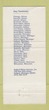 Matchbook Cover - Holland Motor Express Trucking MI WEAR 30 Strike