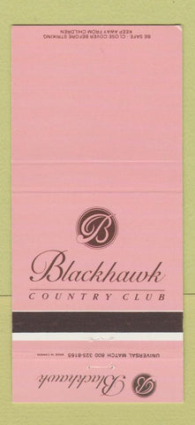 Matchbook Cover - Blackhawk Country Club 30 Strike