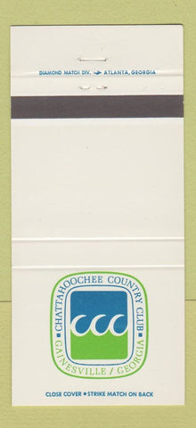 Matchbook Cover - Chattahoochee Country Club Gainesville GA 30 Strike