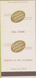 Matchbook Cover - Express Freight Lines trucking Detroit MI #1 30 Strike