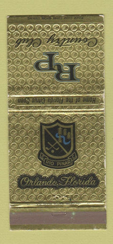 Matchbook Cover - Rio Pinar Country Club Orlando FL 30 Strike