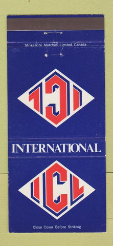 Matchbook Cover - ICL International Trucking Detroit Ann Arbor MI 30 Strike