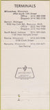 Matchbook Cover - Express Freight Lines trucking Detroit MI #2 30 Strike