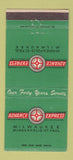 Matchbook Cover - Advance Express Trucking Minneapolis St Paul MN 30 Strike
