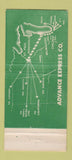 Matchbook Cover - Advance Express Trucking Minneapolis St Paul MN 30 Strike