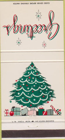 Matchbook Cover - F and W Trucking Memphis Christmas 30 Strike