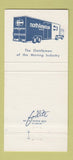Matchbook Cover - North American Van Trucking Baltimore Annapolis MD 30 Strike