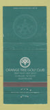 Matchbook Cover - Orange Tree Golf Club Scottsdale AZ 30 Strike