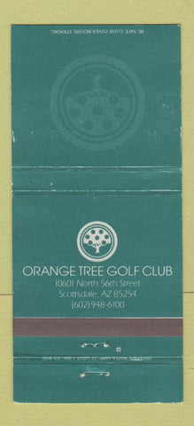 Matchbook Cover - Orange Tree Golf Club Scottsdale AZ 30 Strike