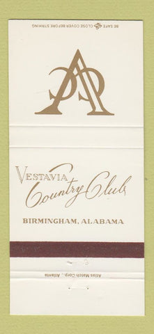 Matchbook Cover - Vestavia Country Club Birmingham AL 30 Strike