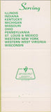Matchbook Cover - Brada Miller Trucking midwest 30 Strike
