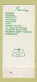 Matchbook Cover - Brada Miller Trucking Freight 30 Strike