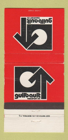 Matchbook Cover - Guilbault Transport Trucking Montreal QC WEAR 30 Strike