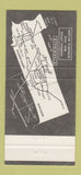 Matchbook Cover - Midwest Motor Express Trucking Bismarck ND 30 Strike
