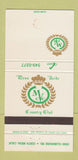 Matchbook Cover - Mesa Verde Country Club Costa Mesa CA 30 Strike