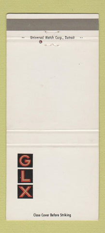 Matchbook Cover - GLX Great Lakes Express Trucking Saginaw MI 30 Strike