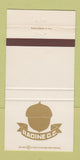 Matchbook Cover - Racine Country Club WI 30 Strike