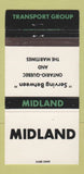 Matchbook Cover - Midland Transport Group Trucking Canada WEAR 30 Strike