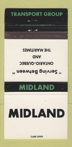 Matchbook Cover - Midland Transport Group Trucking Canada WEAR 30 Strike