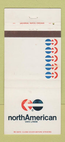 Matchbook Cover - North American Van Lines Trucking  30 Strike
